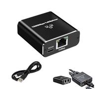 Switch Ethernet 2 Ports, Répétiteur Câble Ethernet RJ45 1000Mbps, Switch Réseau Gigabit 1 à 2 Boîtier en Aluminium Plug & Play Partage Connexion Internet pour PC Routeur Téléviseur Box Bureau Maison