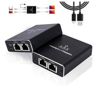 Switch Ethernet 3 Port Switch RJ45 Splitter 1000 Mbps Multiprise Ethernet RJ45 1 à 3 pour Ordinateur Hub Commutateur Routeur