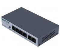 Switch ethernet 6 ports 10/100 mbps dont 4 poe+ 60w