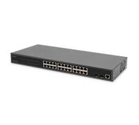 Switch Ethernet - Digitus - 24 Ports - Managed - PoE Injector - 2 SFP Uploads