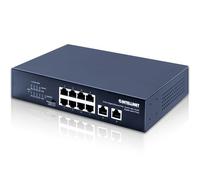 Switch Ethernet Gigabit 8 Porte PoE+ con 2 porte RJ45 Gigabit Uplink