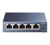 Switch Ethernet Gigabit - TP-LINK - 10/100/1000 Mbps - 5 ports RJ45 métallique - Switch RJ45 - TL-SG105