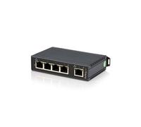 Switch Ethernet industriel non géré à 5 ports - Commutateur 10/100 à montage sur rail DIN - Switch réseau