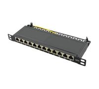 Switch Ethernet - LogiLink - NP0069 - Cat6 - Gigabit - 12 ports - RJ45 - Métal - 0.5U