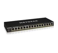 Netgear Switch GS316P 16 ports PoE+ Gigabit – 115W (ext. 183W Flex PoE) métal sans ventilateur