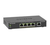 NETGEAR 5-Port Gigabit Ethernet High-Power PoE+ Plus Switch (GS305EPP) Géré L2/L3 Gigabit Ethernet (10/100/1000) Connexion Ethernet, supportant l'alimentation via ce port (PoE) Noir