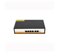 Switch Ethernet PoE RJ45 SFP 48V avec Liaison Montante 802.3af/at, Non Administrable, Plug and Play, for Caméra IP/NVR(6Port-1000Mbps-UK)