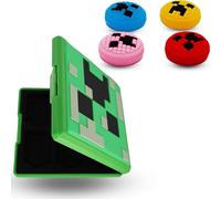 Switch Game Case Storage Case for Switch Games,Organizer with Click Closure,for 12 Switch Cards + Mini SD Card,Protective Case for Switch Games (Green)