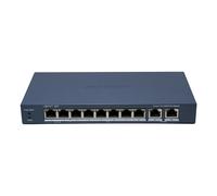 Switch Géré Hikvision HiPoE 8x PoE 2x Uplink RJ45 Bleu