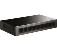 Switch Gigabit 8 ports Métal Noir