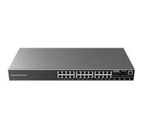 Grandstream GWN7803P : Switch Géré L2+ Gigabit Ethernet 24 RJ45 + 4 SFP, PoE, QoS, CLI, Web, 56Gbit/s, VLAN, IGMP, ACL, Montage en Rack