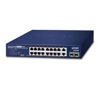 PLANET GSD-2022P Switch 18P Giga dont 16 PoE+ 185W & 2 SFP
