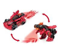 VTech Switch and Go Dinos Fire-Mini-T-Rex - Dino Auto Transformer - Jouet 2 en 1 avec Voix Dino, Effets sonores et Lumineux - pour Enfants de 3 à 8 Ans