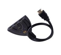 Switch HDMI - 123 - 3x1 (3 entrées 1 sortie) - Commutation automatique - 4Kx2K - Noir
