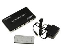 KALEA-INFORMATIQUE Boitier de répartition vidéo alimenté HDMI 2.0b 4K 60Hz Type Switch 4 vers 1 pour aiguiller 4 entrées vers 1 Sortie. avec télécommande