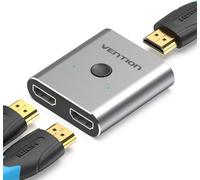 Switch HDMI 4K 60Hz,Ultra Fin Aluminum Splitter HDMI Bi-Direction Commutateur HDMI Manuel 1 Entrée 2 Sorties ou 2 Entrées 1,Support HDCP 2.2,HDMI 2.0,pour TV PC DVD PS4 PS5 Xbox BluRay