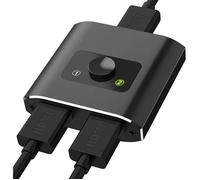 Switch HDMI,Commutateur HDMI bidirectionnel 1 entrée 2 sorties ou 2 entrées vers 1 sortie Splitter HDMI,Supporte 4K 3D1080P,Xbox,PS4