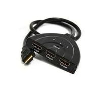 Switch HDMI - GEMBIRD - DSW-HDMI-35 - 3 ports HDMI - Alimentation externe - Câble intégré