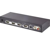 Switch HDMI SpeaKa Professional SP-5441116 3 ports Lecture 3D possible, avec télécommande, ARC (canal de retour du son) 3840