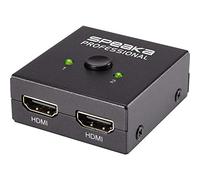 Switch HDMI SpeaKa Professional SP-7141056 2 Ports utilisable dans Les Deux Sens 3840 x 2160 Pixels