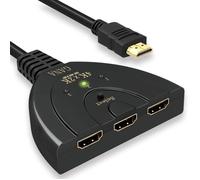 Switch HDMI - TD® - 4K - 3 Ports - Répartiteur TV - Bouton de Raccourci