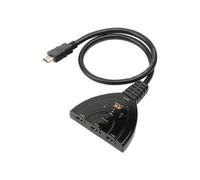 Switch HDMI Techly IDATA HDMI 3F30 UHD 360042 Noir