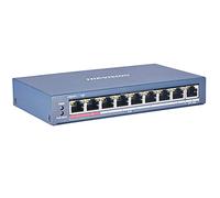 Switch Hikvision 8 Poe 10/100 m Unmanaged. +1 Port Uplink de 100 m. 802.3af/at 2