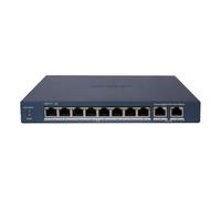 Switch Hikvision DS-3E1510P-EI/M(B) 8 Ports Gigabit PoE+ 802.3af/at + 2 Uplink