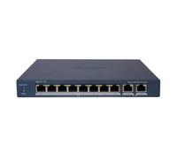 Hikvision DS-3E1510P-EI Géré Gigabit Ethernet (10/100/1000) Connexion Ethernet, supportant l'alimentation via ce port (PoE) Gris