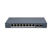 Switch Hikvision PoE Administrable 8x PoE 2x SFP Bleu