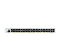 Commutateur réseau Cisco Catalyst 1000-48P-4X-L, 48 Ports Gigabit Ethernet (GbE) PoE+, consommation PoE 370 W, 4 Ports de Liaison Montante 10G SFP+, Garantie à Vie limitée améliorée (C1000-48P-4X-L)