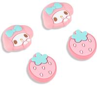 Switch Joy Con 4 Pack Soft Silicone Analog Joystick Caps Compatible with Switch/OLED/Lite