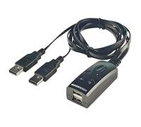Lindy 32165 commutateur écran, clavier et souris Noir