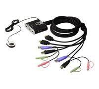 Switch KVM à 2 ports ATEN CS692, HDMI, USB, aud…