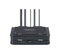 StarTech.com C2-D46-UAC-CBL-KVM commutateur écran, clavier et souris Noir