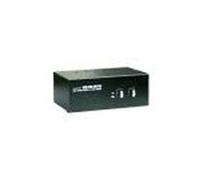 switch kvm double dvi-i / usb / audio 2 ports + câbles