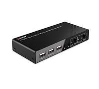 Lindy Commutateur KVM 2 ports HDMI 4K60 USB 2.0 et audio 4096×2160