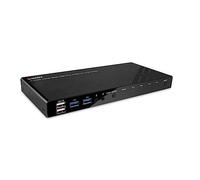 Lindy – Commutateur KVM 39313 – HDMI 4K60, USB 3.0, audio, 4 ports