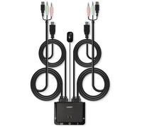 Switch KVM - Lindy - 2 ports - HDMI - USB 2.0 - Audio 3.5 mm