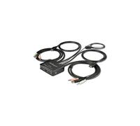 StarTech Commutateur KVM HDMI 2 ports avec câbles incorporés USB 4K 60Hz