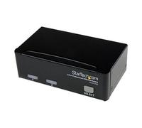 Switch KVM USB VGA professionnel à 2 ports avec câbles - Kit commutateur écran clavier souris - Commutateur KVM - 2 x KVM port(s) - 1 utilisateur