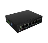 Switch Lanberg Light industrial POE 1XBT 3XAT SFP+ETH DIN Fast Ethernet Lanberg
