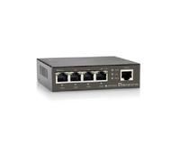 GEP-0523 commutateur réseau Gigabit Ethernet (10/100/1000) Connexion Ethernet, supportant l'alimentation via ce port (PoE) Noir