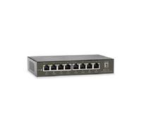 LevelOne GEP-0823 commutateur réseau Gigabit Ethernet (10/100/1000) Connexion Ethernet, supportant l'alimentation Via ce Port (PoE) Noir