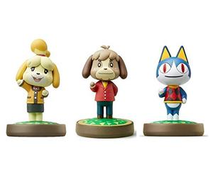 Switch Lot de 3 [Digby/Rover/Isabelle Winter] (série Animal Crossing) pour Nintendo Lite - WiiU - 3DS - Emballage en vrac