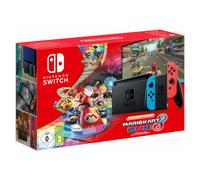Switch & Mario Kart 8 Deluxe - Console de jeux portables 15,8 cm (6.2 ) 32 Go Écran tactile Wifi, Noir, Bleu, Rouge