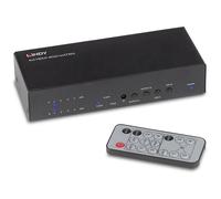 Switch matrice HDMI - LINDY - 4K 60Hz - 4 entrées - 2 sorties - Audio optique et analogique