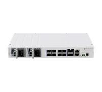 Switch Mikrotik CRS510-8XS-2XQ-IN 1x 10/100/1000 8x SFP28 2x QSFP28 (DC jack, PoE-IN, 2-pin terminal)