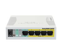 Switch MikroTik RB260GSP 5 Ports PoE Blanc (CSS106-1G-4P-1S)