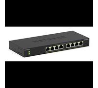 Switch NETGEAR GS308LP 8 ports Gigabit Ethernet non-géré PoE 54V 16Gbit/s 4000 entrées MAC format bureau noir